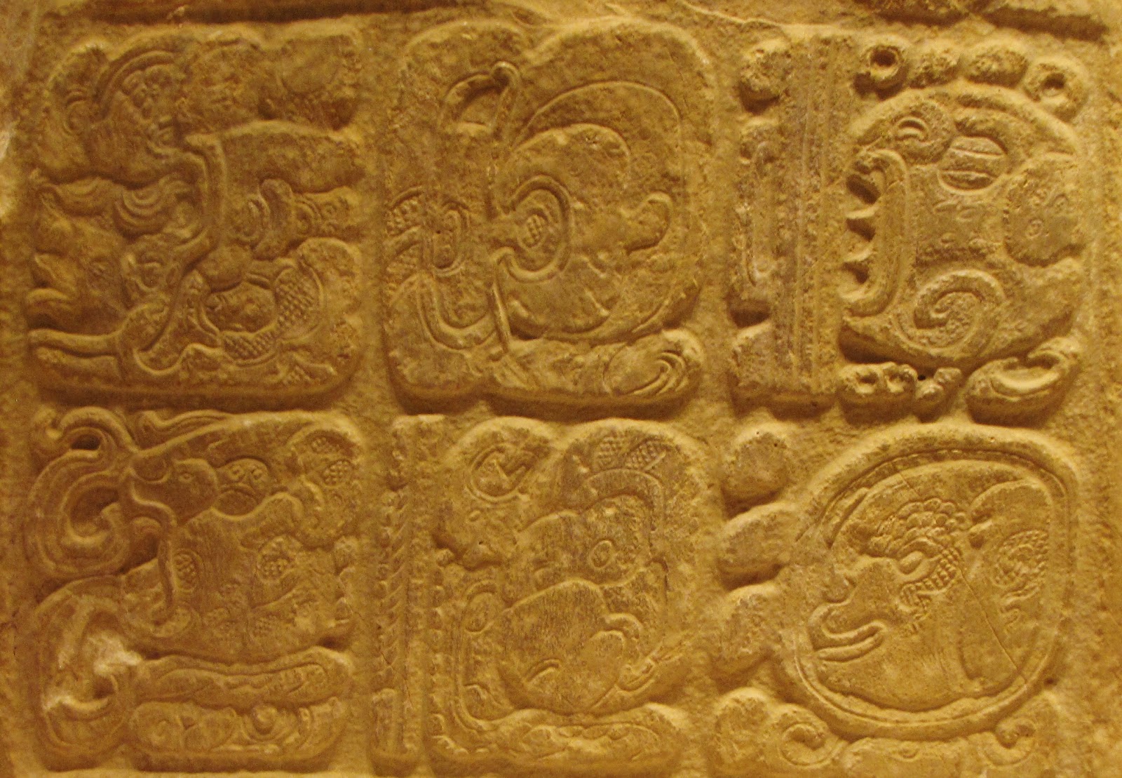 Hieroglyphic Panel, limestone, 650/800 CE, Late Classic Maya; Usumacinta River area, Mexico or Guatemala