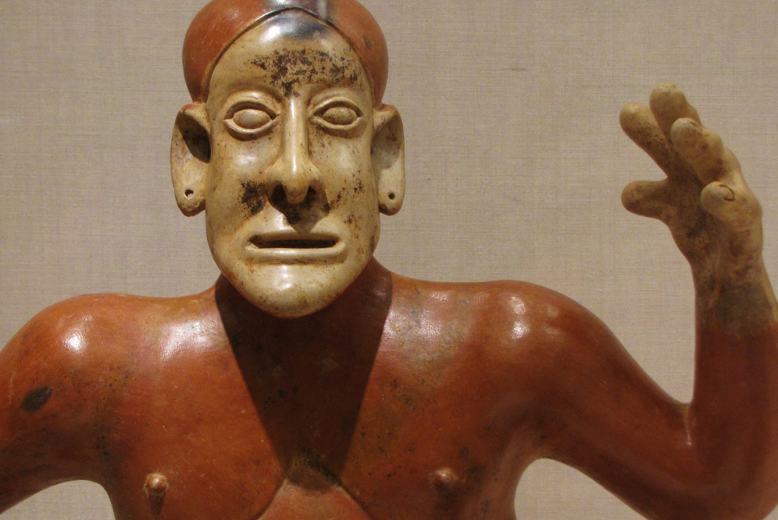 Storyteller Figure, ceramic and pigment, 100/800 CE, Jalisco; Ameca Valley, Jalisco, Mexico