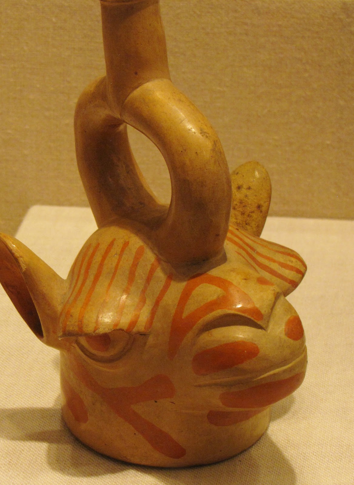 Vessel in the Form of a Llama, ceramic and pigment, 100 BCE/500 CE, Moche; Chimbote, Santa Valley, Peru